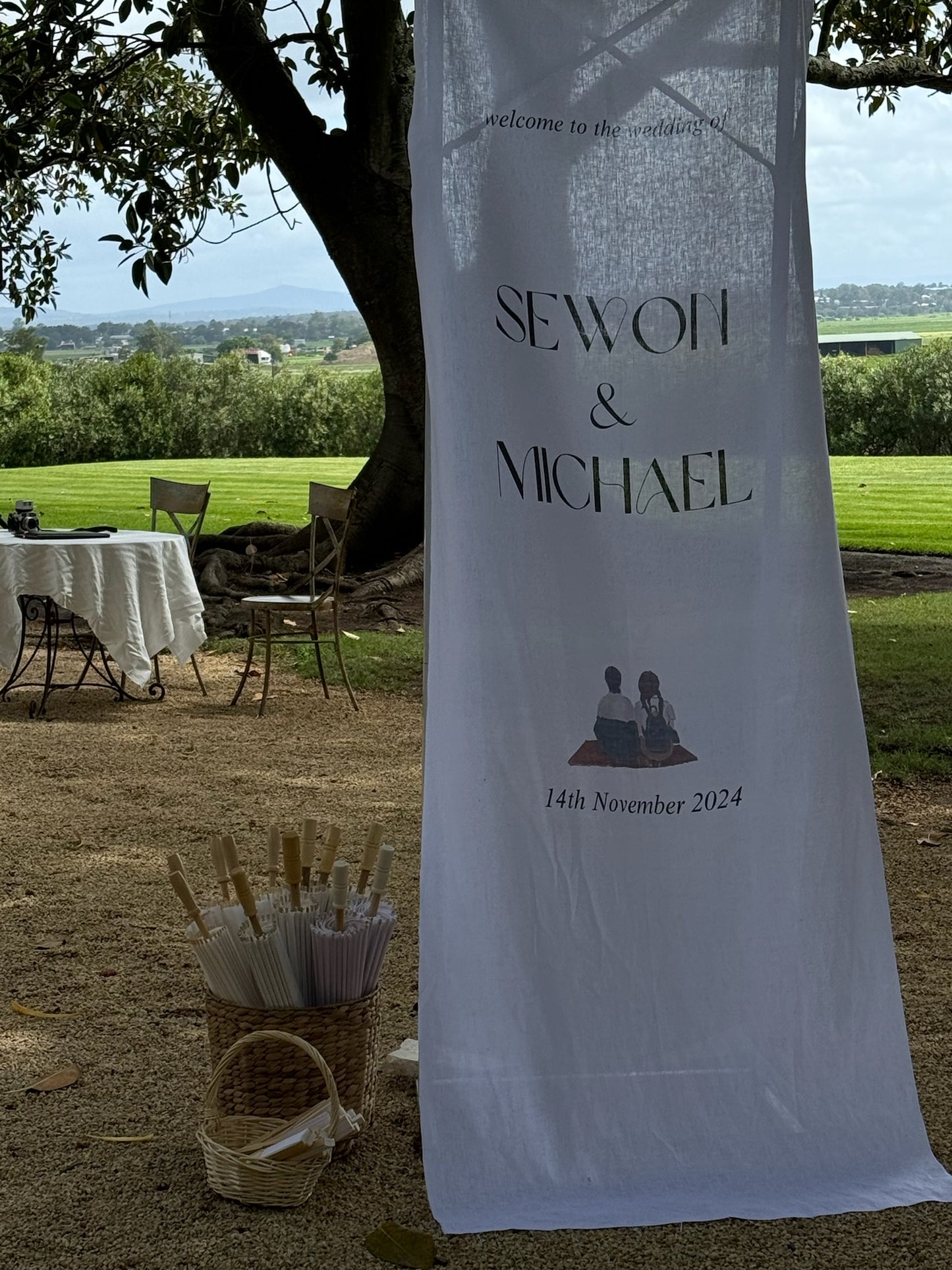 Printed Special Occasion Fabric Signs