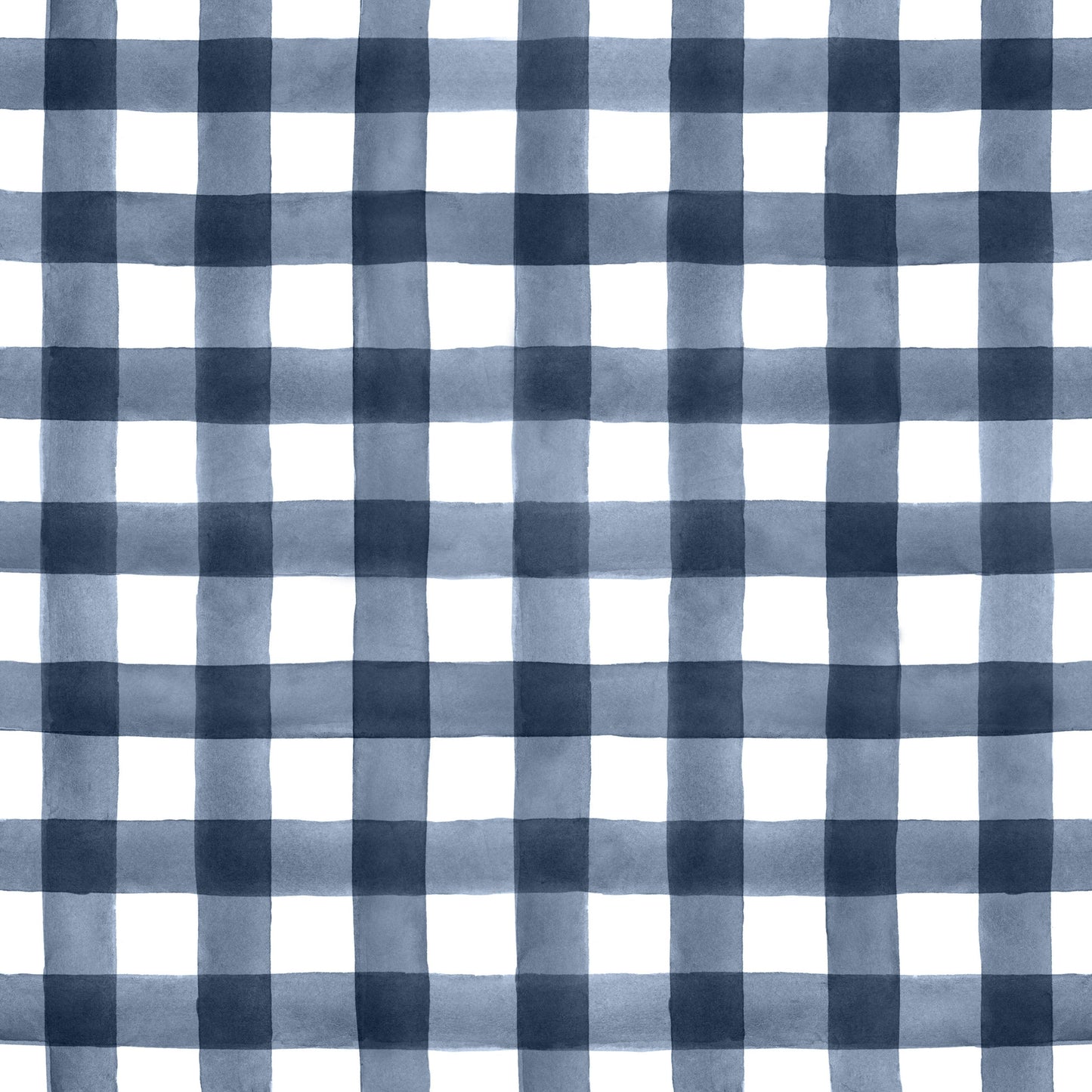 cushion back dark blue and white check
