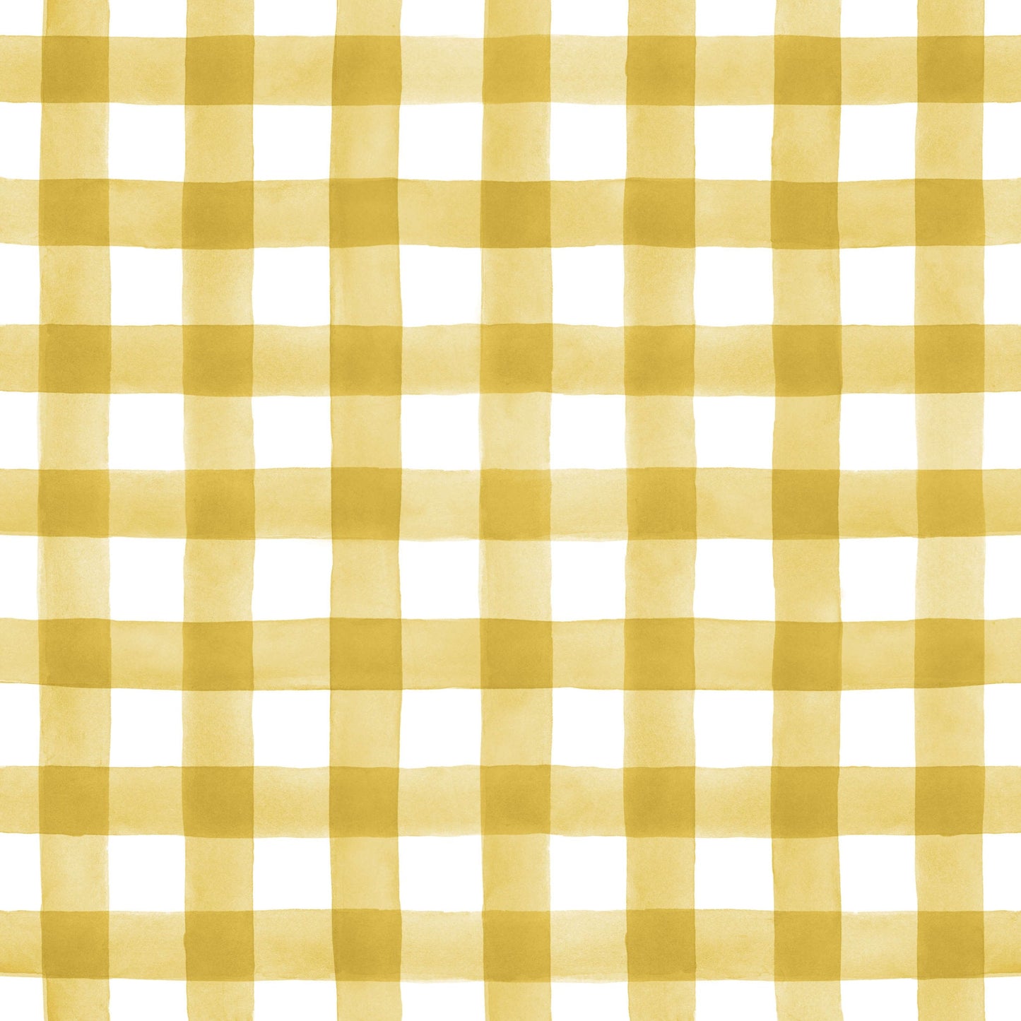 cushion back yellow mustard check on white base fabric