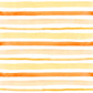 cushion back orange and yellow stripes on white base fabric
